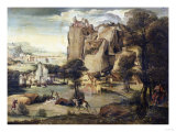 Buy A Rocky Landscape with St. John the Baptist at AllPosters.com