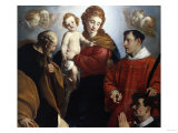Buy The Madonna and Child with St. Lawrence, St. Joseph, and a Donor at AllPosters.com