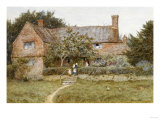 Buy A Surrey Cottage with a Mother and Her Children at AllPosters.com