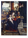 Buy The Holy Family, in an Architectural Setting, a Landscape Beyond, 1532 at AllPosters.com