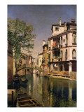 A Canal Scene in Venice