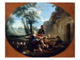 Buy Peasants Feasting in the Roman Campagna at AllPosters.com