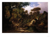 Buy A Wooded Landscape, 1862 at AllPosters.com