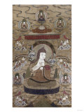 Buy A Sino Tibetan Silk Embroidered Silk Thang.Ka Depicting Tsong.Kha.Pa, Circa 1800 at AllPosters.com