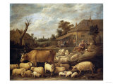 Buy A Shepherd and His Flock by a Tavern at AllPosters.com