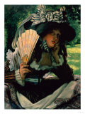 Girl with a Fan, Circa 1870-1871