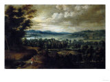 Buy Wooded Landscape with Wayfarers at AllPosters.com