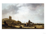 Buy Fishermen Displaying Their Catch on a Beach, 1648 at AllPosters.com