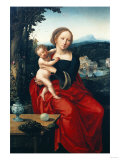 Buy The Madonna and Child with a Wooded Landscape Beyond at AllPosters.com