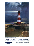 Buy East Coast Landmarks, Happisburgh near Stalham, British Rail at AllPosters.com