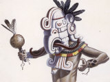 Buy Mayan Indian Wears a Mask That Reflects a Deity at AllPosters.com