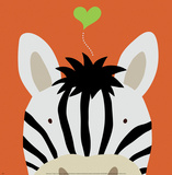 Peek-a-Boo XII, Zebra