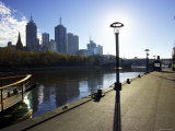 Buy Yarra River with Cbd in Background, Melbourne, Victoria, Australia at AllPosters.com