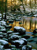 Buy River Rathay at Grasmere with Winter Snow on Rocks, Lake District National Park, Cumbria, England at AllPosters.com
