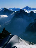 Buy Looking toward Matterhorn from Aiguille du Midi, Chamonix, Rhone-Alpes, France at AllPosters.com