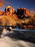 Sunset on Cathedral Rock, Oak Creek, Sedona, Arizona