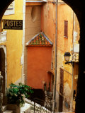 Village Laneway and House Walls, Roquebrune, Provence-Alpes-Cote d'Azur, France