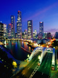 Singapore River at Night, Singapore