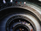 Ornate Spiral Staircase at Vatican Museums, Rome, Lazio, Italy