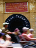 Buy Trishaws Passing Hanoi Hilton Prison, Hanoi, Vietnam at AllPosters.com