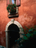Building Facade on Piazza Bra, Verona, Veneto, Italy