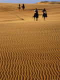 Horse-Riders on Huge Sand Dune, Medanos de Coro National Park, Falcon, Venezuela