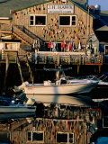 Fishing Buoys Reflected in Water, Boothbay Harbor, Boothbay, Maine