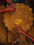 Buy People Collecting Rice Seed from Plate During the Royal Ploughing Ceremony, Phnom Penh, Cambodia at AllPosters.com