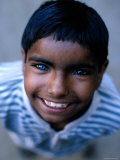 Buy Boy with One Blue and One Brown Eye, Nawalgarh, Rajasthan, India at AllPosters.com