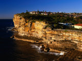 Buy Golden Hue on the Rugged Sea Cliffs at The Gap, Sydney, New South Wales, Australia at AllPosters.com