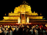 Buy Chedi Luang Temple During Maga Puja Festival, Chiang Mai, Thailand at AllPosters.com
