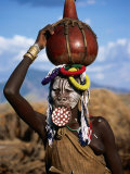 Mursi Woman with Lip-Plate, Mago National Park, South Omo, Ethiopia