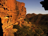 Sheer Northern Wall of James Range, King's Canyon, Australia