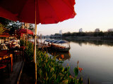 Buy Open-Air Restaurant on River, Chiang Mai, Thailand at AllPosters.com