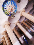 Buy Sala Hipostila in the Park Guell, Barcelona, Catalonia, Spain at AllPosters.com