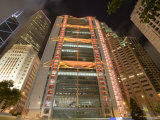 The HSBC Bank Building and Surrounding Towers in Central, Hong Kong, Hong Kong, China