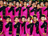 Buy Group of Girls in Costume, Chiang Mai, Thailand at AllPosters.com