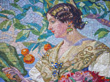 Buy Detail of Mosaic on Modernista Facade of Estacion del Norte, Valencia, Spain at AllPosters.com
