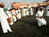 Buy Gnaouas Dancers, Dejemaa El-Fna, Marrakesh, Morocco at AllPosters.com