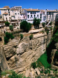 Buy Houses on Edge of Cliff, La Ciudad, Ronda, Andalucia, Spain at AllPosters.com