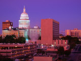 Buy Sunrise and the Texas State Capitol Building in Austin, Austin, Texas at AllPosters.com