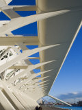 Promenade beside Museu de les Ciencies Principe Felipe, Valencia, Spain