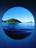 Islands Seem from Star Clipper Porthole, Tortola