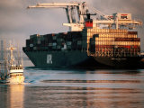 Port of Oakland, Container Ship at Dock, Oakland, California