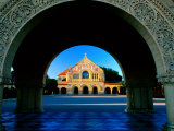 Memorial Church Framed by Arch, Stanford University, San Francisco, California Photographic Print