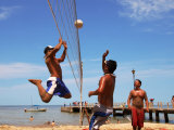 Buy Beach Volleyball on Playa de Los Muertos, Mexico at AllPosters.com