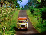 Buy Bus Travelling on Island Road, Upolu, Samoa at AllPosters.com