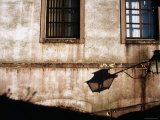 Buy Street Lamp Casts Shadow in Afternoon Sun, Sintra, Estremadura, Portugal at AllPosters.com