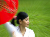 Buy Woman Dancing with Fan, Singapore at AllPosters.com