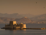 Buy Small Island Fortress of Bourtzi, Built by Venetians in 15th Century, Nafplio, Peloponnese, Greece at AllPosters.com